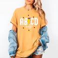 ABCD The Teacher Tour Last Day Of School Rockin' Teacher Women's Comfort Colors T-Shirt Mustard ABCD The Teacher Tour Last Day Of School Rockin' Teacher Women's Comfort Colors T-Shirt Mustard