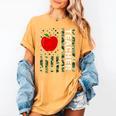 American Flag Camouflage Teacher Patriotic 4th Of July Women's Comfort Colors T-Shirt Mustard