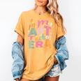 In My Art Teacher Era Teaching Future Artist Back To School Women's Comfort Colors T-Shirt Mustard In My Art Teacher Era Teaching Future Artist Back To School Women's Comfort Colors T-Shirt Mustard