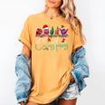 ASL Christmas Buffalo Plaid Teacher American Sign Language Women's Comfort Colors T-Shirt Mustard ASL Christmas Buffalo Plaid Teacher American Sign Language Women's Comfort Colors T-Shirt Mustard