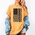ASL Flag Sign Language Deaf ASL Teacher For Men Women Women's Comfort Colors T-Shirt Mustard ASL Flag Sign Language Deaf ASL Teacher For Men Women Women's Comfort Colors T-Shirt Mustard