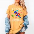 Autism Awareness Teacher I Teach Awesome Superheroes Women's Comfort Colors T-Shirt Mustard Autism Awareness Teacher I Teach Awesome Superheroes Women's Comfort Colors T-Shirt Mustard