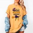 This Is My Awesome Teacher Costume Halloween Witch Women's Comfort Colors T-Shirt Mustard This Is My Awesome Teacher Costume Halloween Witch Women's Comfort Colors T-Shirt Mustard