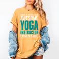 This Is What An Awesome Yoga Instructor Yoga Teacher Women's Comfort Colors T-Shirt Mustard This Is What An Awesome Yoga Instructor Yoga Teacher Women's Comfort Colors T-Shirt Mustard