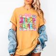 Back To School Kindergarten Preppy Teacher Girl Women's Comfort Colors T-Shirt Mustard Back To School Kindergarten Preppy Teacher Girl Women's Comfort Colors T-Shirt Mustard