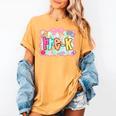 Back To School Pre-K Preppy Teacher Girl Women's Comfort Colors T-Shirt Mustard