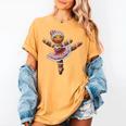Ballet Dancer Gingerbread Christmas Dance Teacher Girl Women Women's Comfort Colors T-Shirt Mustard Ballet Dancer Gingerbread Christmas Dance Teacher Girl Women Women's Comfort Colors T-Shirt Mustard
