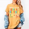 Battery Life Of Daycare Provider Childcare Teacher Women's Comfort Colors T-Shirt Mustard