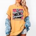 Best Theatre Art For Men Women Musical Drama Teacher Theater Women's Comfort Colors T-Shirt Mustard