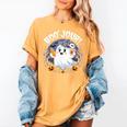 Boo Jour Ghost Halloween French Teacher Cute Coffe Croissant Women's Comfort Colors T-Shirt Mustard Boo Jour Ghost Halloween French Teacher Cute Coffe Croissant Women's Comfort Colors T-Shirt Mustard
