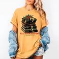 All Booked For Christmas Christmas Book Tree For Teacher For Men Women Kids Women's Comfort Colors T-Shirt Mustard All Booked For Christmas Christmas Book Tree For Teacher For Men Women Kids Women's Comfort Colors T-Shirt Mustard