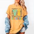 Braille Teacher Of The Visually Impaired Groovy VI Teacher Women's Comfort Colors T-Shirt Mustard Braille Teacher Of The Visually Impaired Groovy VI Teacher Women's Comfort Colors T-Shirt Mustard