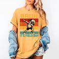 Bruh It's Field Day Teacher Happy Field Day Dabbing Boy Women's Comfort Colors T-Shirt Mustard Bruh It's Field Day Teacher Happy Field Day Dabbing Boy Women's Comfort Colors T-Shirt Mustard