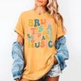Bruh It's A Good Day To Make Music Musician Music Teacher Women's Comfort Colors T-Shirt Mustard