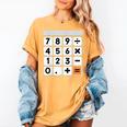 Calculator Easy Halloween Costume For Math Teacher Women's Comfort Colors T-Shirt Mustard