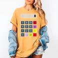 Calculator Math Teacher Halloween Costumes Women Men Adults Women's Comfort Colors T-Shirt Mustard Calculator Math Teacher Halloween Costumes Women Men Adults Women's Comfort Colors T-Shirt Mustard