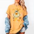 You Can't Scare Me I'm A SPED Teacher Halloween Ghost Women's Comfort Colors T-Shirt Mustard