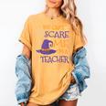 You Can't Scare Me I'm A Teacher For Men Women Women's Comfort Colors T-Shirt Mustard