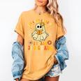 You Can't Scare Me I Teach 3rd Grade Halloween Teacher Ghost Women's Comfort Colors T-Shirt Mustard