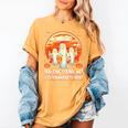 You Can't Scare Me I Teach Middle School Teacher Halloween Women's Comfort Colors T-Shirt Mustard