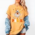You Cant Scare Me I Teach Pre-K Teacher Halloween Women's Comfort Colors T-Shirt Mustard
