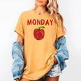 Caterpillar Friday Fruit Kindergarten Teacher Men Women Kids Women's Comfort Colors T-Shirt Mustard Caterpillar Friday Fruit Kindergarten Teacher Men Women Kids Women's Comfort Colors T-Shirt Mustard
