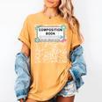 Composition Book Notebook Teachers Matching Group Halloween Women's Comfort Colors T-Shirt Mustard Composition Book Notebook Teachers Matching Group Halloween Women's Comfort Colors T-Shirt Mustard