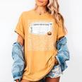 Composition Notebook Costume Adult Halloween For Teacher Women's Comfort Colors T-Shirt Mustard Composition Notebook Costume Adult Halloween For Teacher Women's Comfort Colors T-Shirt Mustard