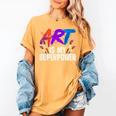 Cool Art For Men Women Art Teacher Artist Painter Superpower Women's Comfort Colors T-Shirt Mustard Cool Art For Men Women Art Teacher Artist Painter Superpower Women's Comfort Colors T-Shirt Mustard
