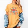 All The Cool Kids Are Reading Book Reading Teacher School Women's Comfort Colors T-Shirt Mustard