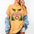 Crayon Box Fun Teacher Student Crayon Squad Halloween 2023 Women's Comfort Colors T-Shirt Mustard