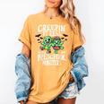 Creepin It Real Monster School Preschool Teacher Halloween Women's Comfort Colors T-Shirt Mustard