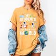 Cute School Teacher My Students Are Out Of This World Space Women's Comfort Colors T-Shirt Mustard
