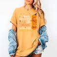 Cute Teacher Halloween For Women Men Teacher Pumpkin Women's Comfort Colors T-Shirt Mustard Cute Teacher Halloween For Women Men Teacher Pumpkin Women's Comfort Colors T-Shirt Mustard