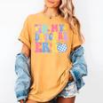 In My Daycare Era Groovy Teacher Daycare First Day Of School Women's Comfort Colors T-Shirt Mustard In My Daycare Era Groovy Teacher Daycare First Day Of School Women's Comfort Colors T-Shirt Mustard