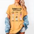 Daycare Preschool Infant Teacher Thing I Do In The Classroom Women's Comfort Colors T-Shirt Mustard Daycare Preschool Infant Teacher Thing I Do In The Classroom Women's Comfort Colors T-Shirt Mustard