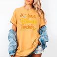 Disney Back To School I'm A Disney Teacher Crafty Logo Women's Comfort Colors T-Shirt Mustard Disney Back To School I'm A Disney Teacher Crafty Logo Women's Comfort Colors T-Shirt Mustard