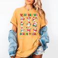 What Are We Doing Today PE Teacher Snowman Christmas Women's Comfort Colors T-Shirt Mustard What Are We Doing Today PE Teacher Snowman Christmas Women's Comfort Colors T-Shirt Mustard