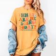 What Are We Doing Today Physical Education PE Teacher Women Women's Comfort Colors T-Shirt Mustard What Are We Doing Today Physical Education PE Teacher Women Women's Comfort Colors T-Shirt Mustard