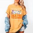 I Don't Need A Costume I'm A Math Teacher Halloween Women Women's Comfort Colors T-Shirt Mustard