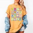 Dual Language Crew Bilingual Spanish Teacher Back To School For Men Women Women's Comfort Colors T-Shirt Mustard