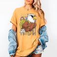 Eagle First Day Of School Teacher Back To School Eagle Women's Comfort Colors T-Shirt Mustard Eagle First Day Of School Teacher Back To School Eagle Women's Comfort Colors T-Shirt Mustard