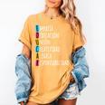 Educar Bilingual Spanish Teacher Women's Comfort Colors T-Shirt Mustard Educar Bilingual Spanish Teacher Women's Comfort Colors T-Shirt Mustard