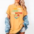Emotional Intelligence Quote For School Counselor Teacher Women's Comfort Colors T-Shirt Mustard Emotional Intelligence Quote For School Counselor Teacher Women's Comfort Colors T-Shirt Mustard
