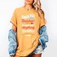 English Teacher Women's Comfort Colors T-Shirt Mustard