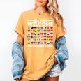 ESL Teacher All Are Welcome Here For Worlds Virtual Teachers Women's Comfort Colors T-Shirt Mustard ESL Teacher All Are Welcome Here For Worlds Virtual Teachers Women's Comfort Colors T-Shirt Mustard