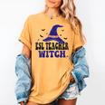ESL Teacher Witch Halloween Matching Group Costume Women's Comfort Colors T-Shirt Mustard