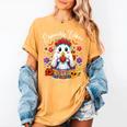Espooky Vibes Maestra Halloween Spanish Mexican Teacher Women's Comfort Colors T-Shirt Mustard