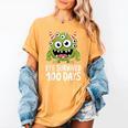 Eye Survived 100 Days Of School Monster Lover Teacher Kids Women's Comfort Colors T-Shirt Mustard Eye Survived 100 Days Of School Monster Lover Teacher Kids Women's Comfort Colors T-Shirt Mustard