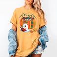 Fall Book Pumpkin Books Ghost Reading Halloween Teacher Women's Comfort Colors T-Shirt Mustard Fall Book Pumpkin Books Ghost Reading Halloween Teacher Women's Comfort Colors T-Shirt Mustard